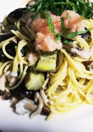ばあばァの、タラコ茄子パスタ！ゆりさん風-レシピのメイン写真