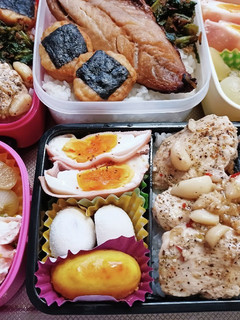 高校生息子、旦那、娘弁当(5/25)-レシピのメイン写真