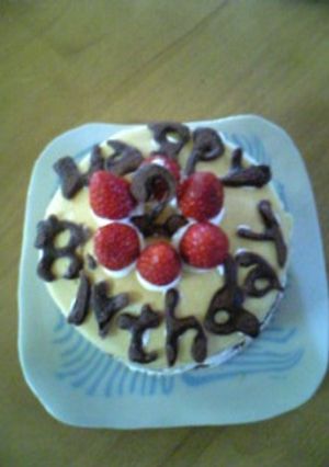 ２歳のたんじょうびケーキ-レシピのメイン写真