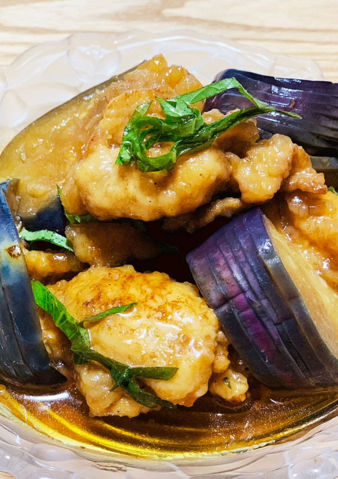 暑い日に！茄子と鶏唐揚げの南蛮漬け-レシピのメイン写真