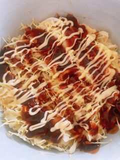 ヘルシーお好み焼き風!ダイエットにも◎-レシピのメイン写真