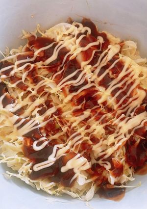 ヘルシーお好み焼き風！ダイエットにも◎-レシピのメイン写真