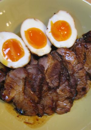 じゅ～しぃ煮豚＆とろ～り半熟煮玉子-レシピのメイン写真