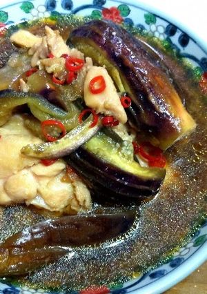 ナスと鶏肉の柔らか煮-レシピのメイン写真