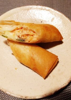 保育園給食★鮭とチーズの春巻き-レシピのメイン写真