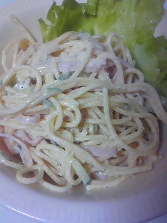 スパゲティーサラダを胡麻ドレで!-レシピのメイン写真