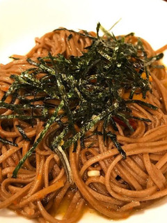 日本蕎麦でおつまみ「油そば」-レシピのメイン写真