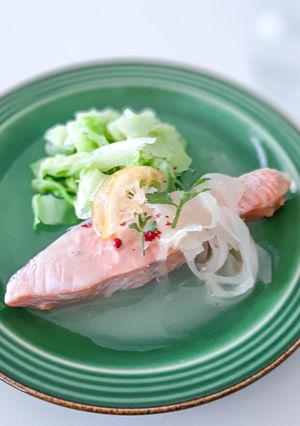 レンジで簡単♪銀鮭のさわやかレモンソース-レシピのメイン写真