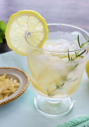 国産レモンピールで作る炭酸レモン水-レシピのメイン写真