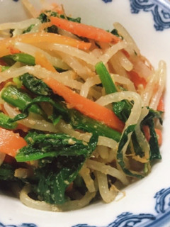 お鍋で簡単♫やみつき彩野菜のナムル。-レシピのメイン写真