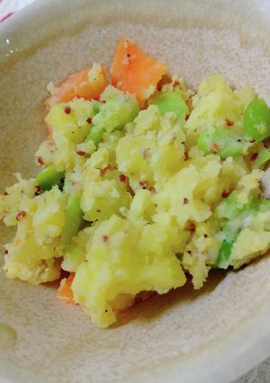 そら豆とマスタードで！大人なポテサラ-レシピのメイン写真