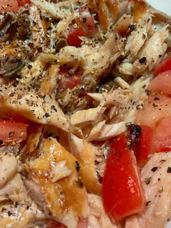 鯖の塩焼き トマトサラダ乗せ♪-レシピのメイン写真