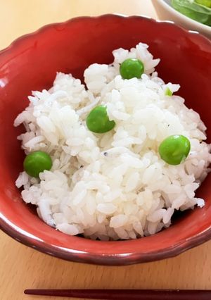 後混ぜ☆しらす入り豆ごはん-レシピのメイン写真