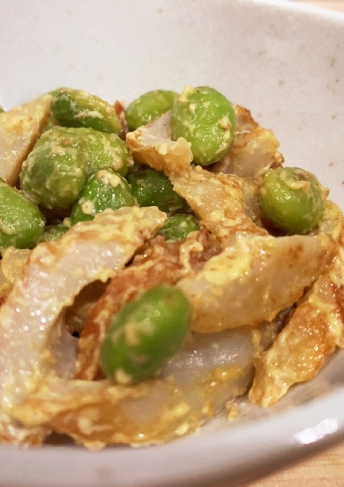 枝豆とちくわのマヨソテー-レシピのメイン写真