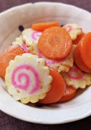 人参となるとのめんつゆバター炒め-レシピのメイン写真