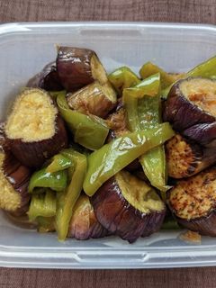 なすとピーマンのおかかポン酢炒め-レシピのメイン写真