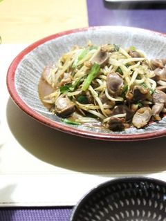 砂肝のもやしニラ炒め-レシピのメイン写真