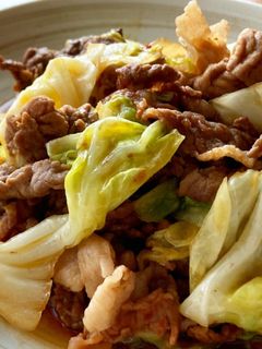 *牛肉とキャベツピリ甘辛スタミナ炒め*-レシピのメイン写真