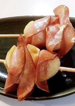 ジャガイモとハムの醤油マヨネーズ焼き-レシピのメイン写真