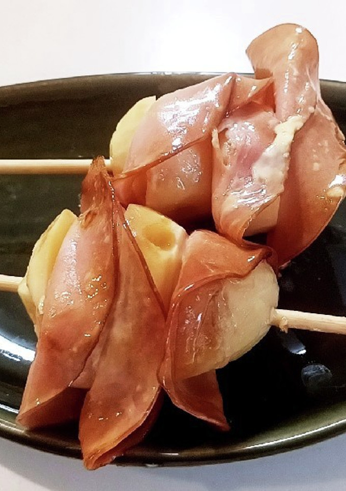 ジャガイモとハムの醤油マヨネーズ焼き-レシピのメイン写真