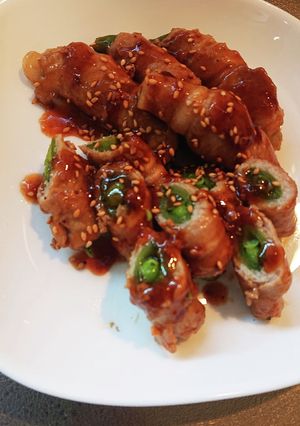 スナップえんどうの肉巻き-レシピのメイン写真