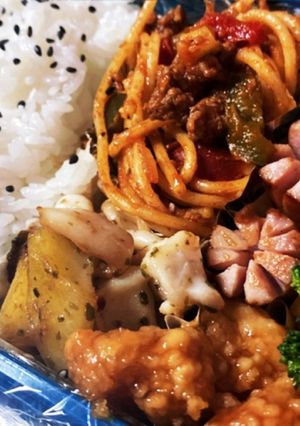 イカじゃがバター弁当-レシピのメイン写真