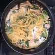 チンゲンサイ クリチーパスタ