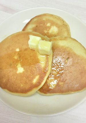 【オーツブラン】ヘルシーパンケーキ-レシピのメイン写真