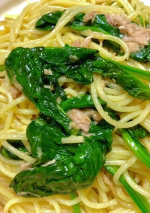 ほうれん草とシーチキンのパスタ-レシピのメイン写真