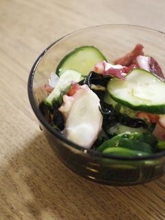 タコときゅうりとわかめの酢の物-レシピのメイン写真
