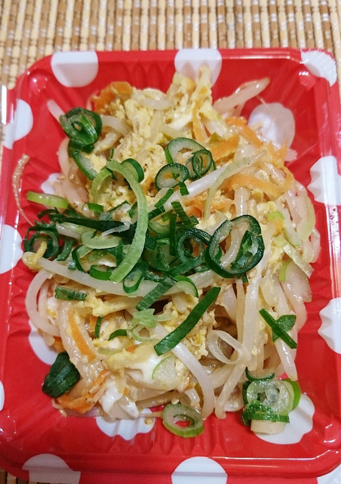 もやしばっかり人参の玉子とじ〜-レシピのメイン写真