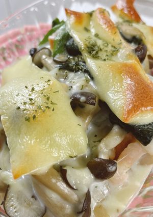 ホワイトソースの素で簡単！パングラタン♡-レシピのメイン写真