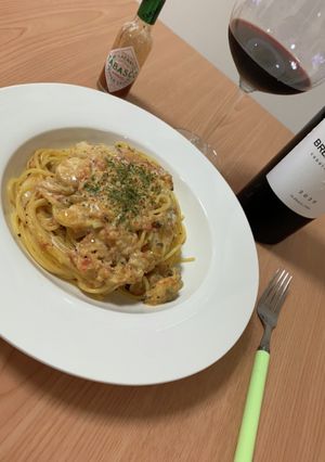 至高のトマトクリームパスタ-レシピのメイン写真