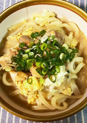 親子うどん-レシピのメイン写真