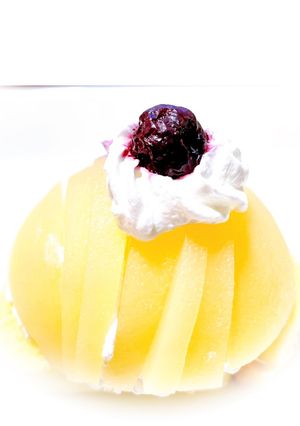 3分で桃のケーキ-レシピのメイン写真