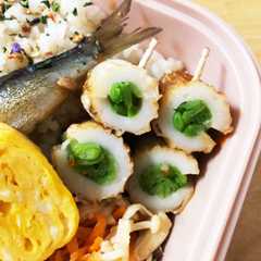 รูปของ お弁当に◎ちくわと絹さやのスイチリマヨ