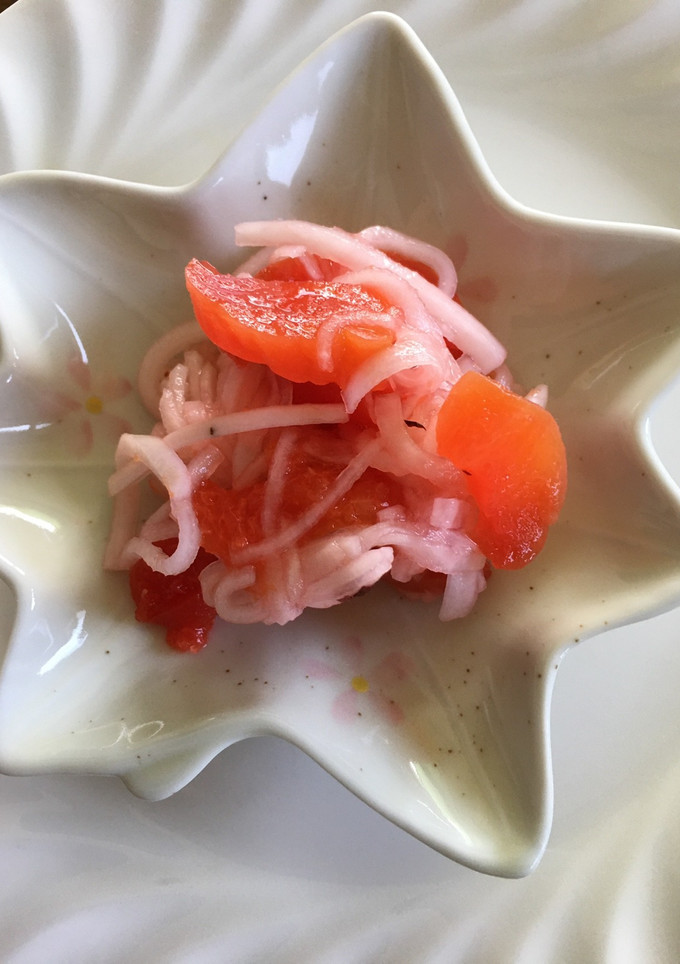 あんずと大根酢の物-レシピのメイン写真
