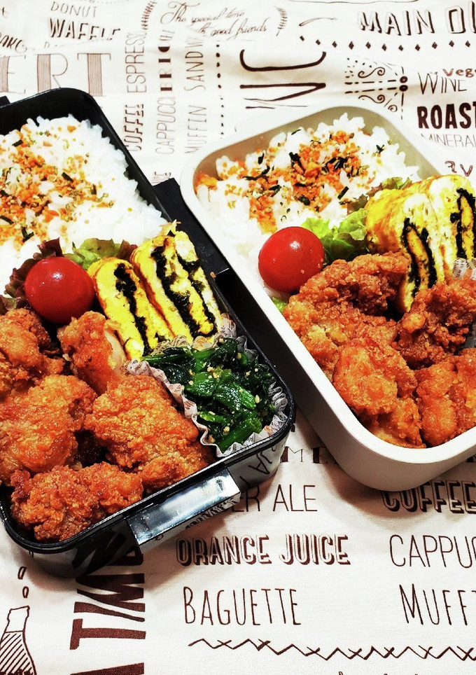 男子高校生唐揚げ弁当-レシピのメイン写真
