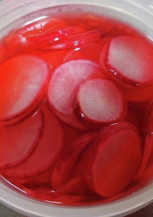 ラディッシュの簡単酢漬け-レシピのメイン写真