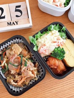 豚コマもやし炒め弁当 22/5.25-レシピのメイン写真