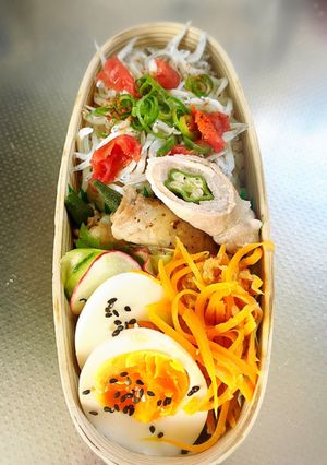 夏のしらすご飯弁当-レシピのメイン写真