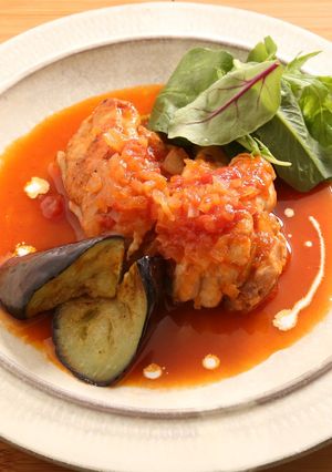 鶏肉のトマト煮込み-レシピのメイン写真