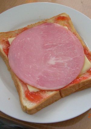 私のお気に入り☆ジャムハムチートースト☆-レシピのメイン写真
