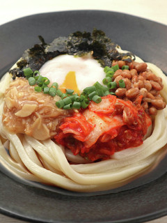 にんにくなめ茸のスタミナ冷やしうどん-レシピのメイン写真