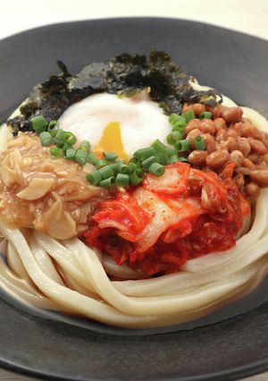 にんにくなめ茸のスタミナ冷やしうどん-レシピのメイン写真