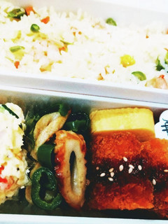 中学生ハムカツ弁当♡-レシピのメイン写真