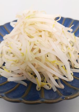 レンジで緑豆もやしを加熱！簡単♪-レシピのメイン写真