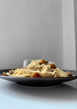 ぱすた日記/きのこと和出汁のパスタ-レシピのメイン写真
