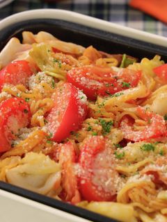 トマトとベーコンのイタリアン焼きそば-レシピのメイン写真