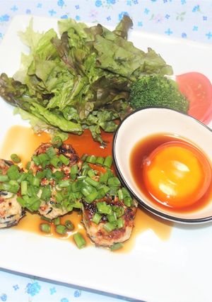 ひじき入り鶏つくねのグリル焼き-レシピのメイン写真